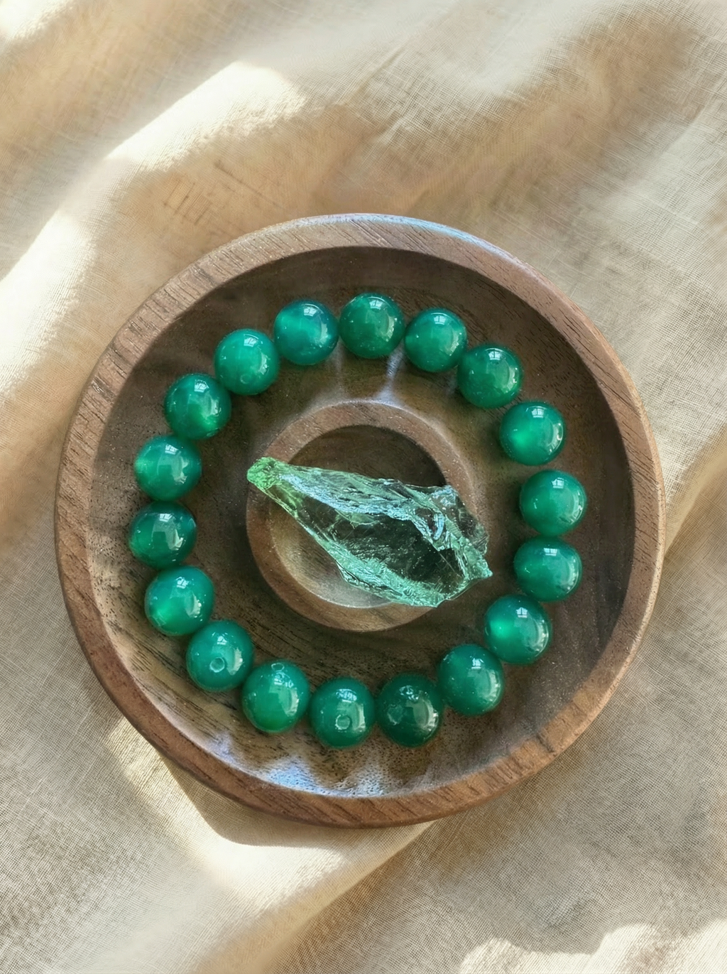 Life's | Green Agate Bracelet