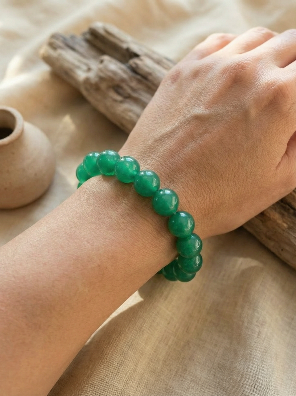 Life's | Green Agate Bracelet