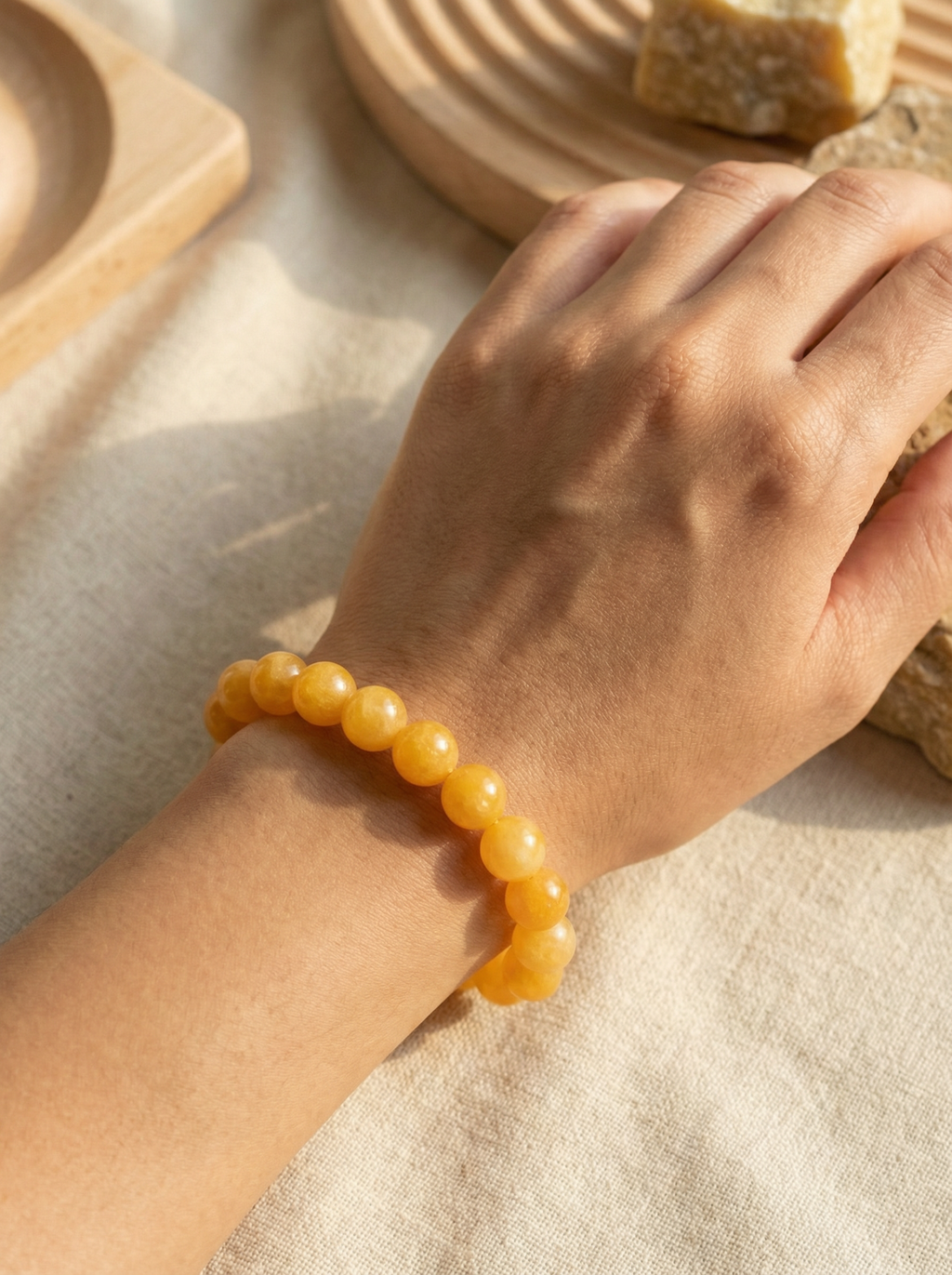 Warm Embrace | Yellow Chalcedony Bracelet