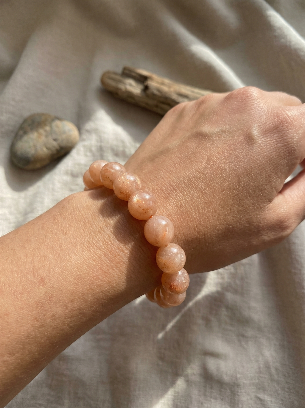 Solar Spark | Sunstone Bracelet