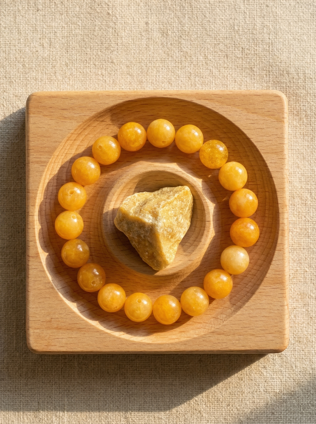 Warm Embrace | Yellow Chalcedony Bracelet