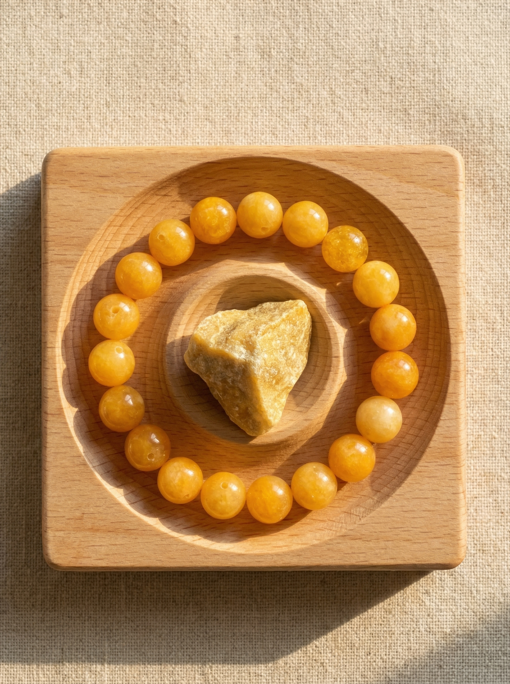 Warm Embrace - Yellow Chalcedony
