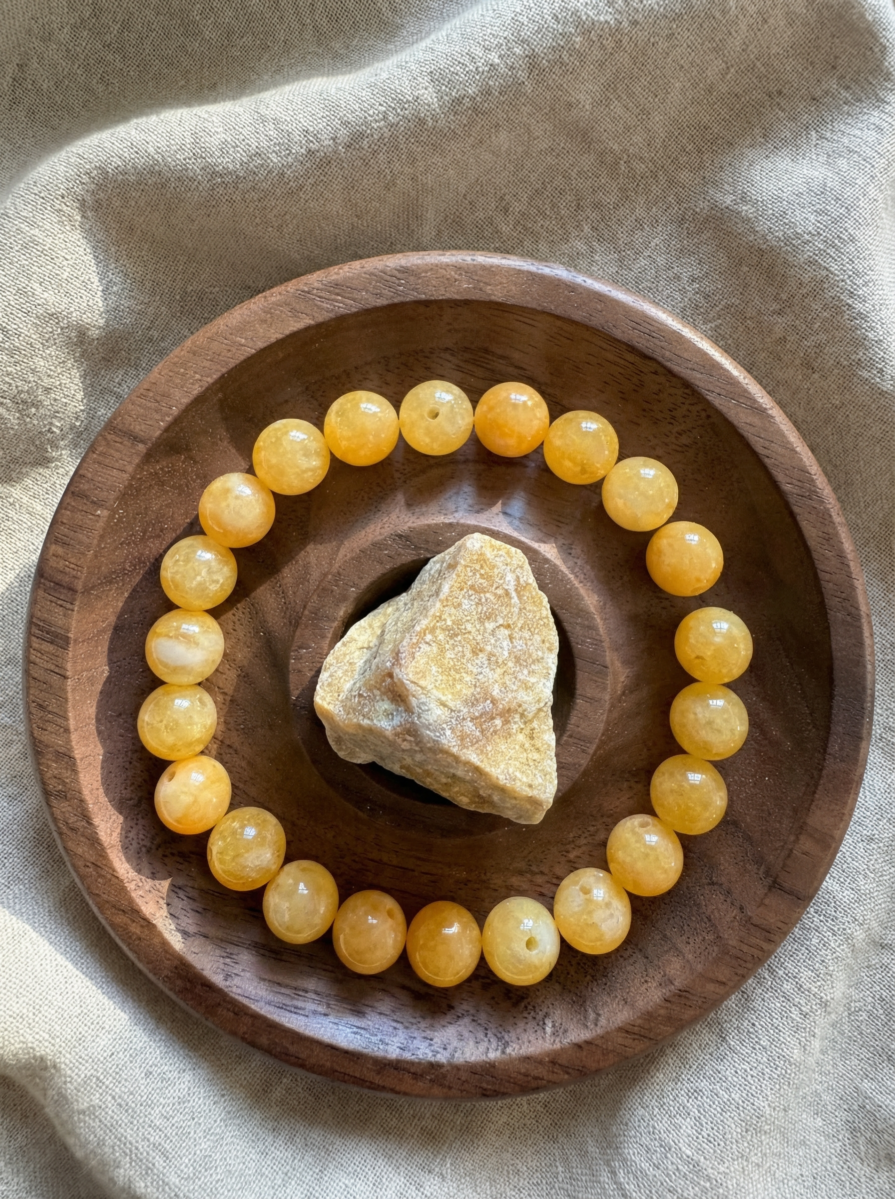 Warm Embrace - Yellow Chalcedony