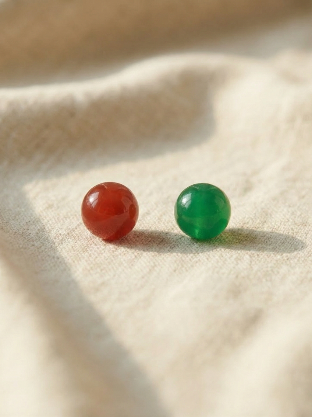 Silent Strength | South Red Agate × Green Agate Bracelet