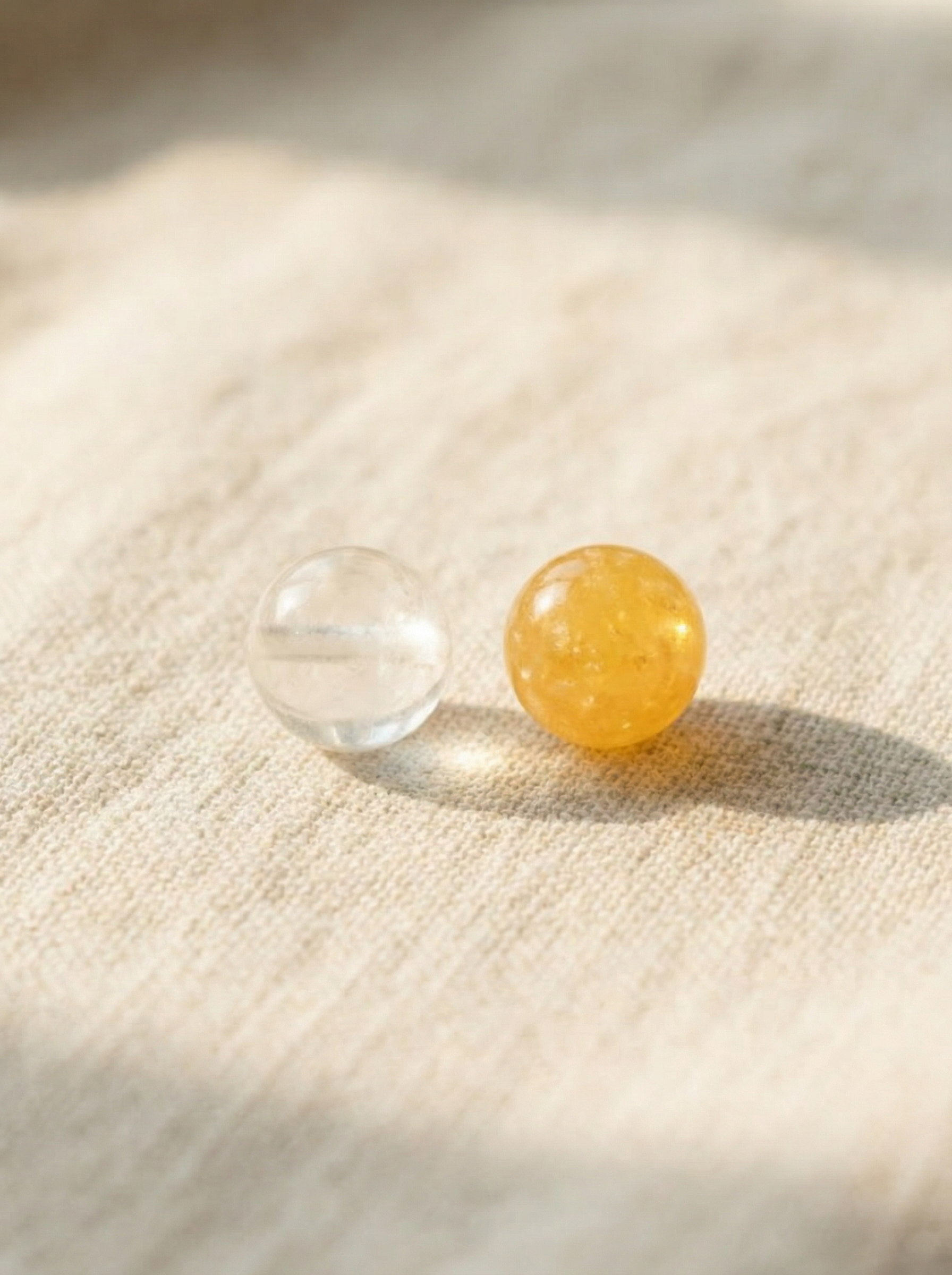 Earthly Abundance - Yellow Chalcedony × White Jade